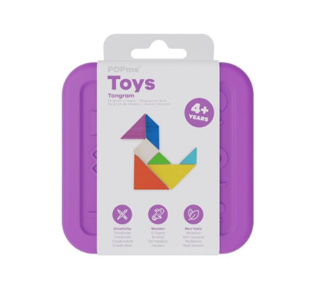 [OM012TA TBVL] POPME WOODEN TOY TANGRAM