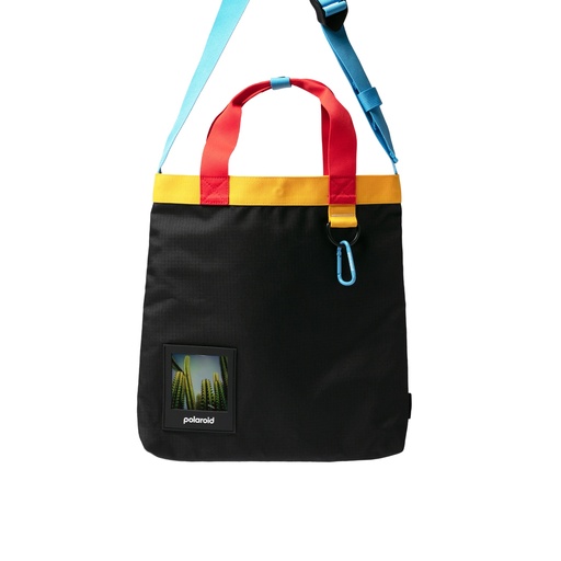[006302] Recycled Ripstop Tote - Black/Multi