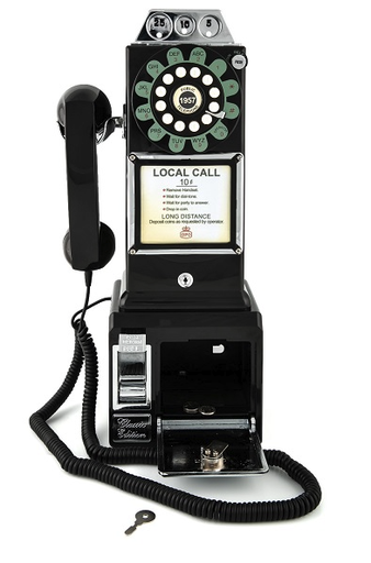 [GPODINPBLK] GPO  Dinner Phone 1930 - Téléphone à Bouton Poussoir - Black 