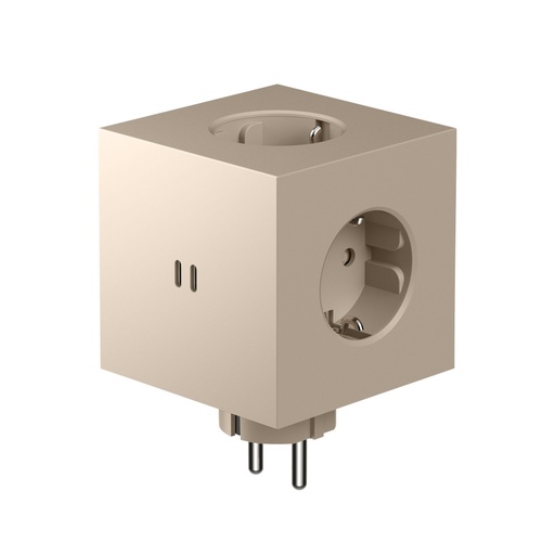 [SQ2-EUFC30-WMBE] Square 2 avec 2 port USB-C 30W Beige