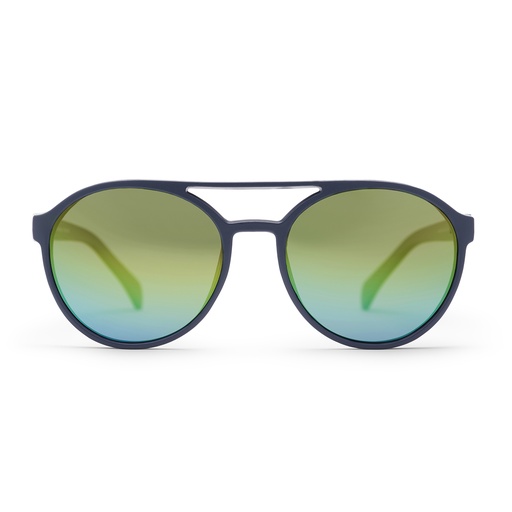 [16132QE] Rickard Navy / Rainbow Mirror