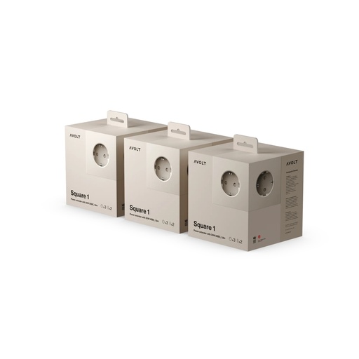 [SQ1-USB-C-P3-BE] Square 1 | Pack de 3 USB-C Nomad Sand