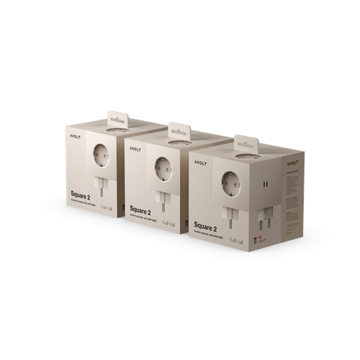 [SQ2-USB-C-P3-BE] Square 2 | Paquet de 3 USB-C Nomad Sand