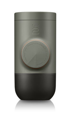[WAMAMGR2OLI] Wacaco Minipresso GR2 -  Machine à café portable  - Café Moulu  - Grey Olive