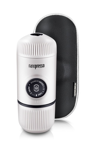 [WAPANACAWHT] Wacaco Nanopresso -  Machine à café portable  - Café Moulu  - Chill White + Case