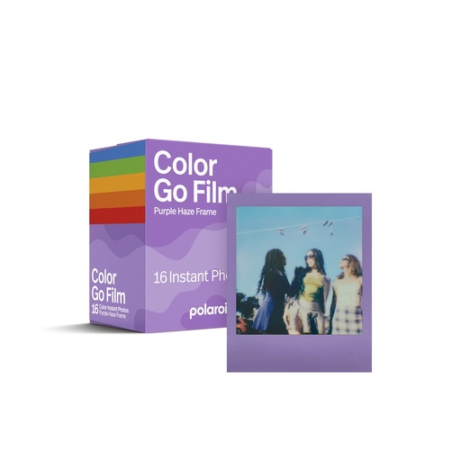 [6570] Polaroid Film Couleur pour Go - Cadre Purple Haze  - 8 Photos 