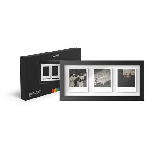 [6363] Studio Photo Frame Triptych - Black