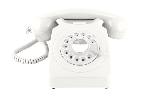 [GPO746RWHI] GPO   746 Rotary - Téléphone à Cadran Rotatif -  White