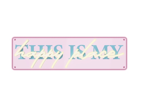 [CS005HP] CANDYSHOCK PRINTED LED HAPPY PLACE