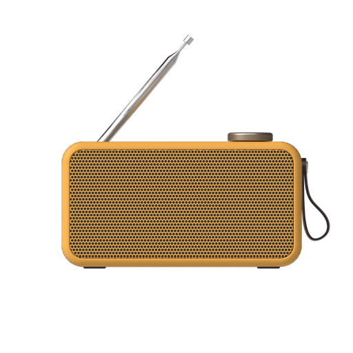 [KFFU16] Kreafunk - Enceintes Bluetooth - Radio - Réveil - aTUNE 2 - Mango Burst - 15W