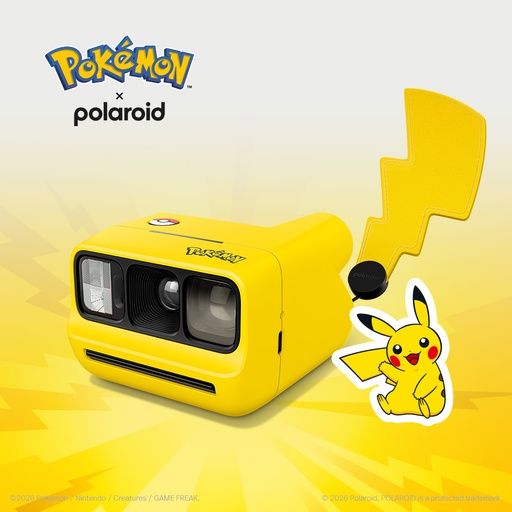 [9209] Appareil photo instantané Polaroid Go Gen 3 - Pokemon Pikachu Edition