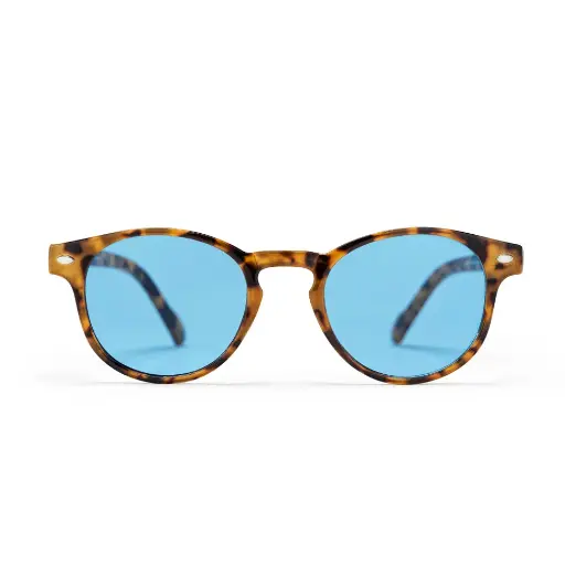 [16135KA] LUND Leopard / Light Blue