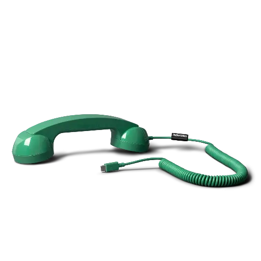 [POP-P-PIN] Native Union Pop Phone – Combiné Téléphone Rétro pour Smartphone – Pine
