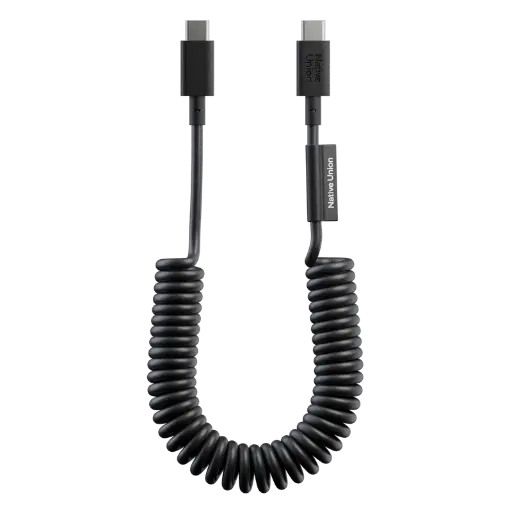 [POP-C-BLK] Native Union POP Cable 1,2 m – Câble USB-C vers USB-C 60W – Noir