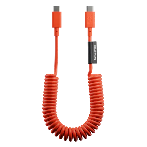 [POP-C-ARD] Native Union POP Cable 1,2 m – Câble USB-C vers USB-C 60W – Alarm Red