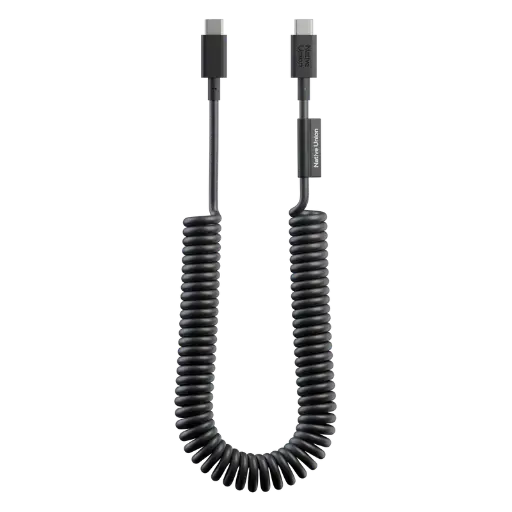 [POP-C-XL-BLK] Native Union POP Cable XL 2,4 m 60W – Câble USB-C vers USB-C Charge Rapide – Noir
