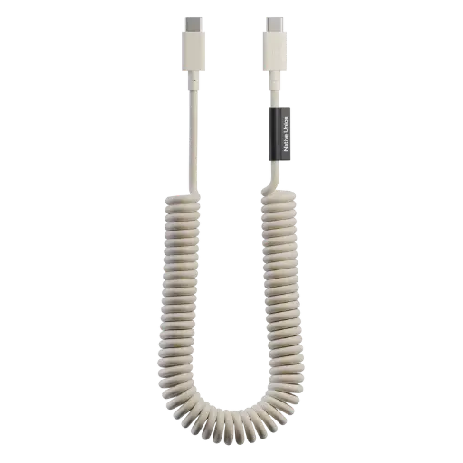[POP-C-XL-SAN] Native Union POP Cable XL 2,4 m 60W – Câble USB-C vers USB-C Charge Rapide – Sandstone