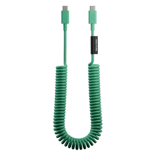 [POP-C-XL-PIN] Native Union POP Cable XL 2,4 m 60W – Câble USB-C vers USB-C Charge Rapide – Pine