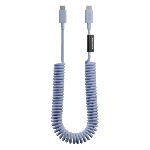 [POP-C-XL-AZR] Native Union POP Cable XL 2,4 m 60W – Câble USB-C vers USB-C Charge Rapide – Azur