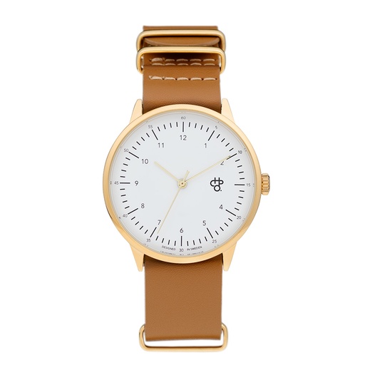 [14229AA] Harold Gold Gold/ White/Brown