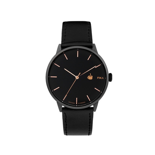 [14230II] Khorshid Fika Black / Black Vegan Leather Strap