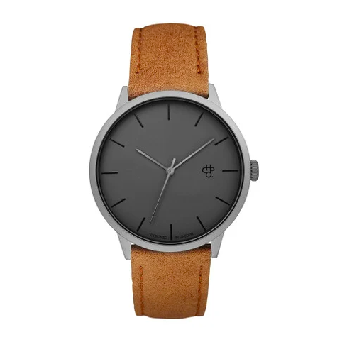 [14240BB] Khorshid Betong Betong/Tea Brown Vegan Leather Strap