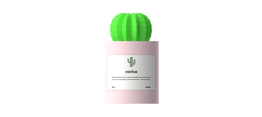 [QU002PK] Cactus Humidifier Pink